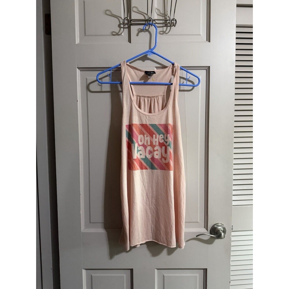 Women’s Katydid Racer Back Tank Top Oh Hey Vacay NWT Size 2XL